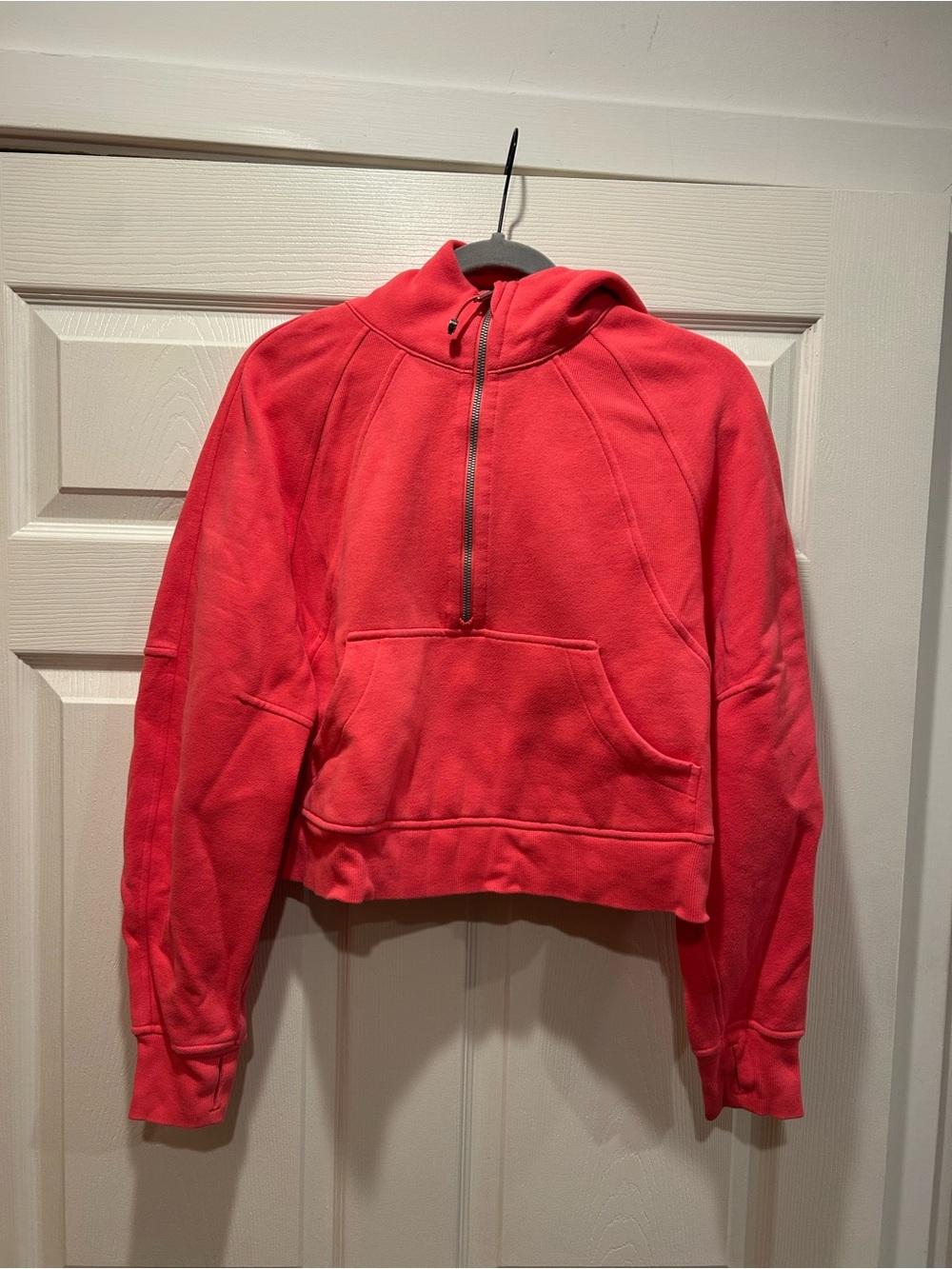 lululemon Scuba Oversized Half-Zip Hoodie – Coral Kiss – XS/S